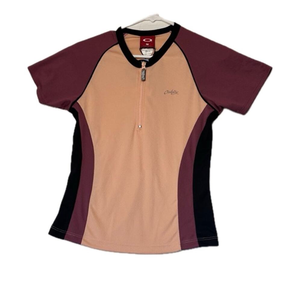 Oakley Women's NWT Cycling Jersey Size M Cool Max 1/4-zip